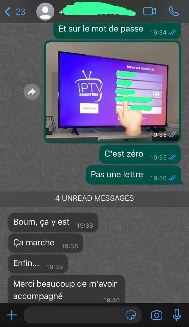 Témoignage client WhatsApp TrimixTriangles 6